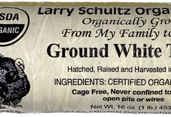 Ground White Turkey - Certified Organic