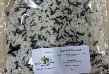 Mixed Rice -White and Wild Rice w/ Black Trumpet Mushrooms, 12 oz